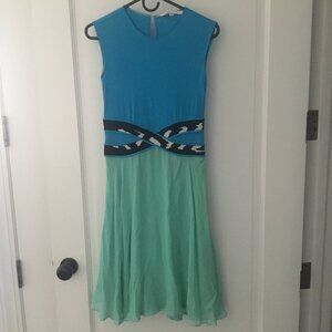 DVF Multi Color Dress